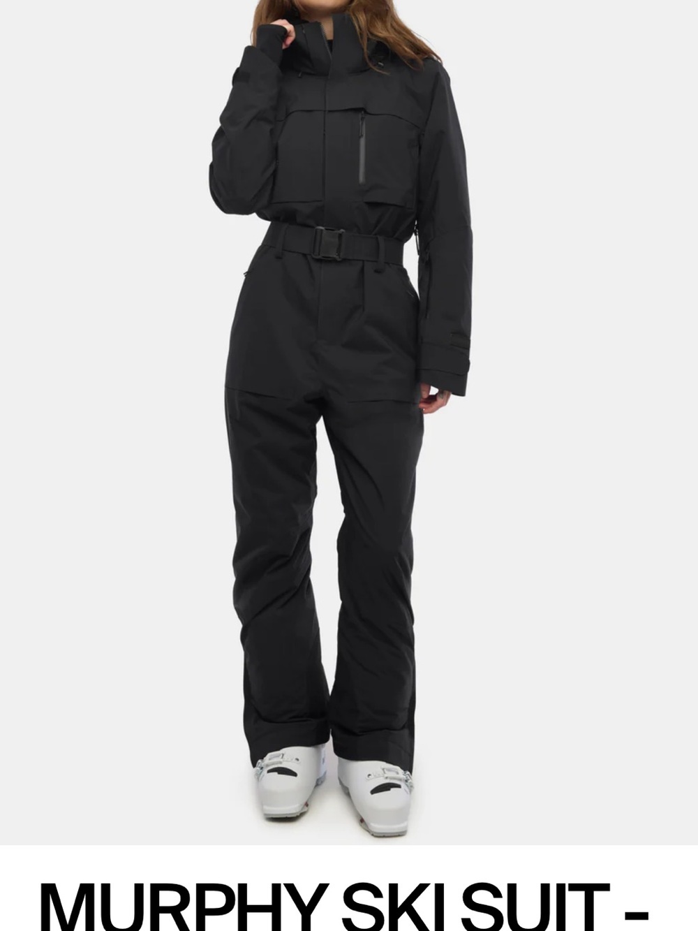 Murphy Women's Ski Suit Jacket & Bib in Black
